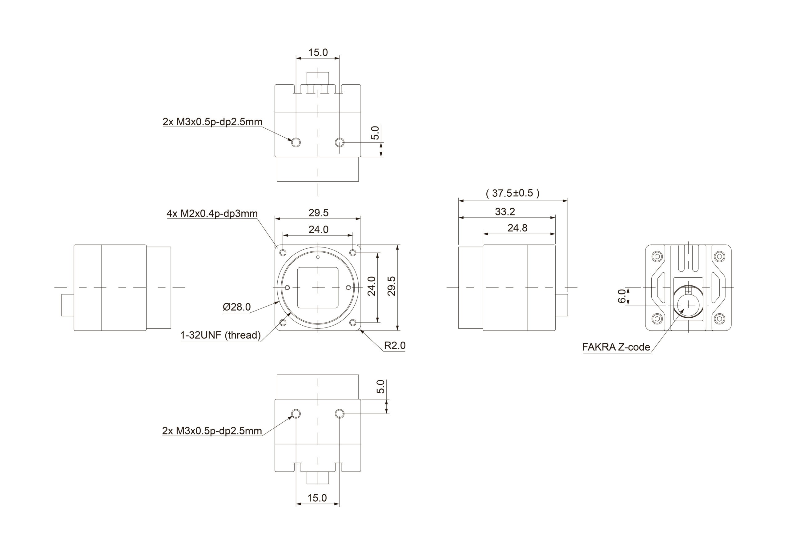 VLS-GM2-AR0522-CB Dimensions