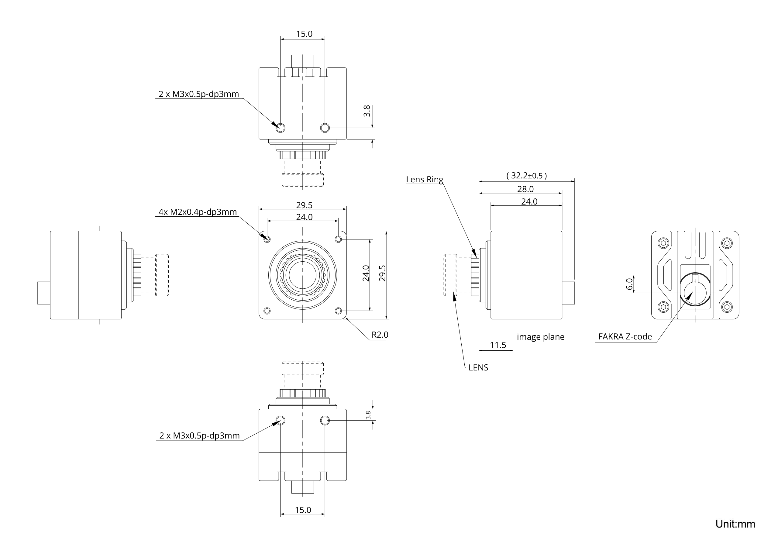 VLS-GM2-AR0522-SL Dimension