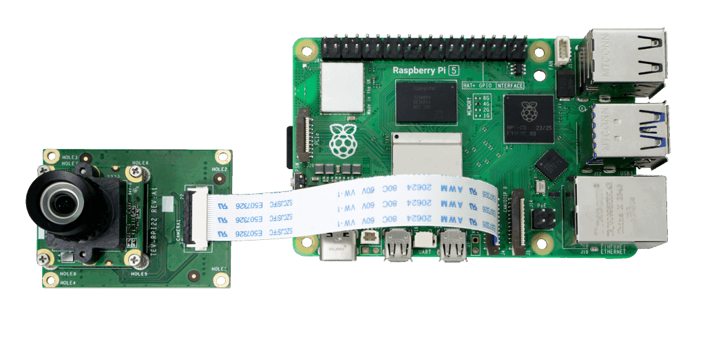Raspberry Pi 5 with MIPI CSI-2 camera
