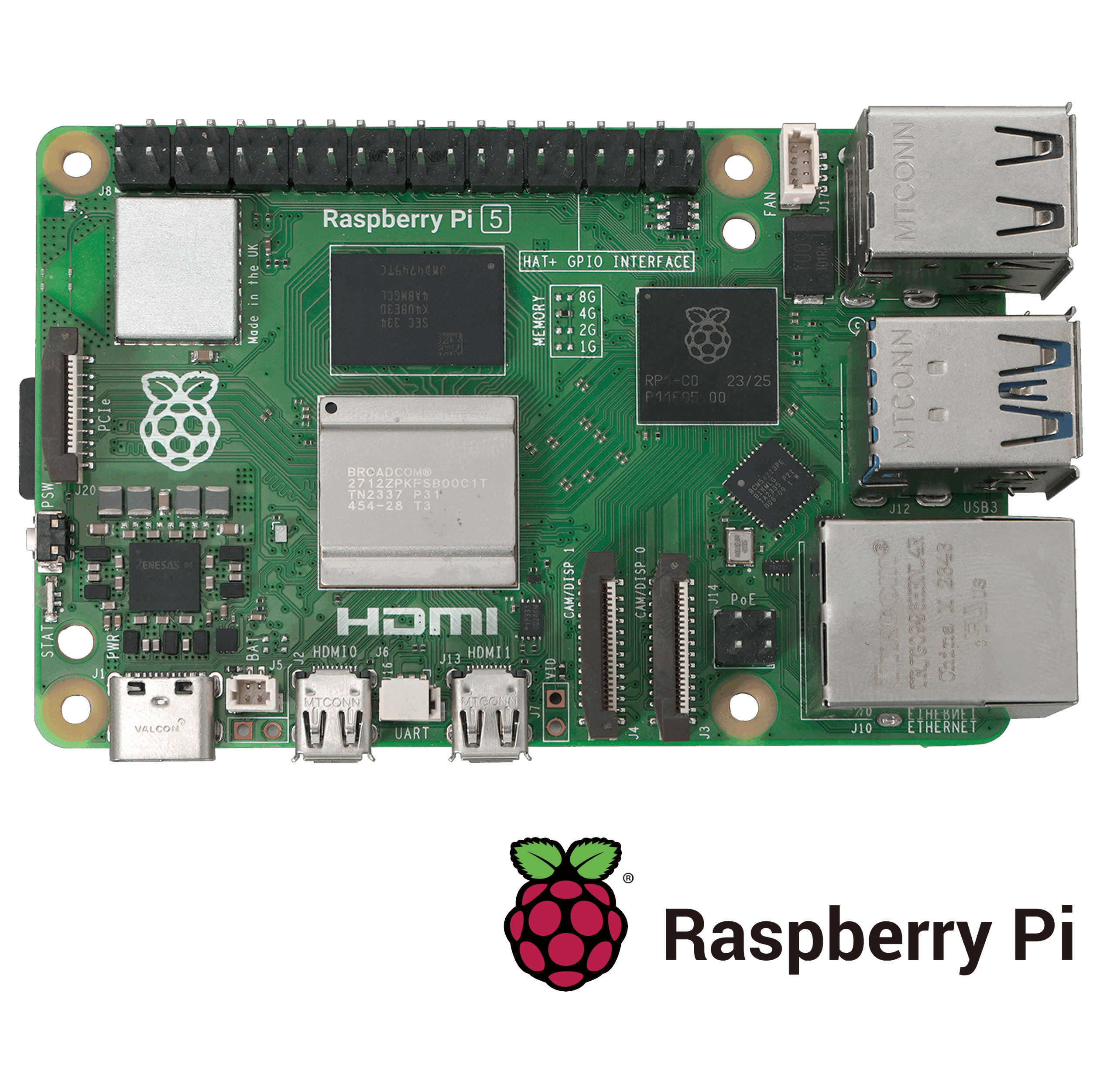 Raspberry Pi 5 with MIPI CSI-2 camera